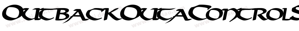 OutbackOutaControlSCapsSSK Bold字体转换